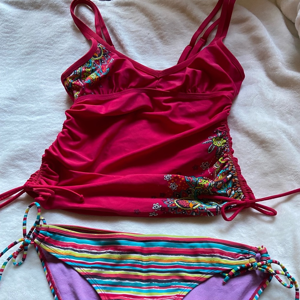 Athleta Tankini & tie side bottoms
